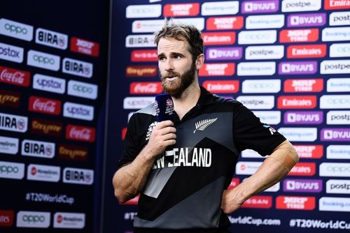 Kane Williamson was all charged up throughout New Zealand's run chase (Credit: Getty Images)