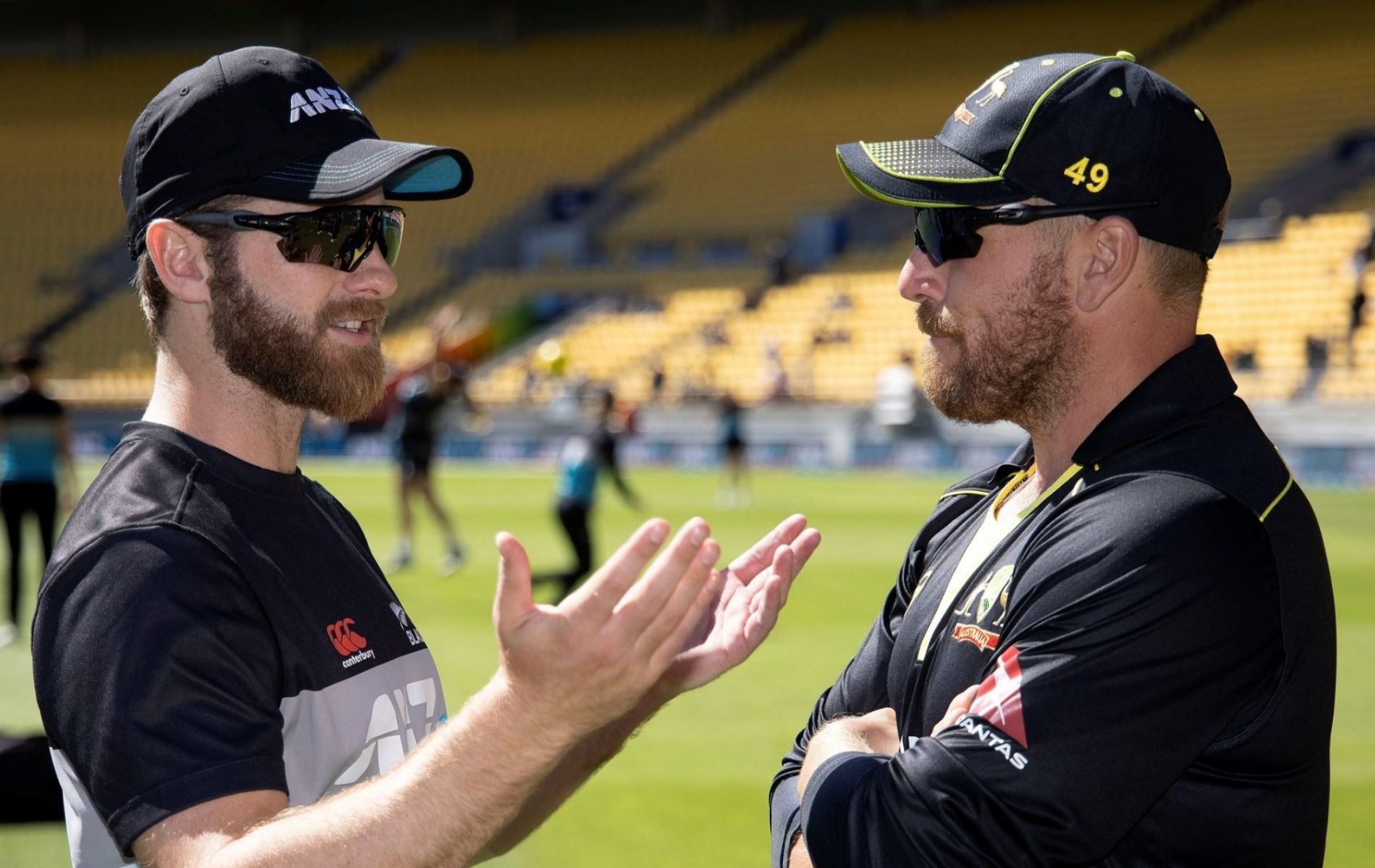 T20 World Cup: Wasim Jaffer shared a pic of Kane Williamson talking to Aaron Finch.