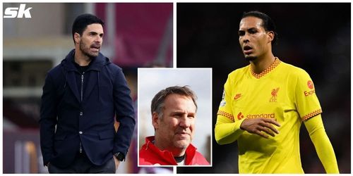 Paul Merson believes Arsenal should exploit Liverpool's Virgil van Dijk (Image via Sportskeeda).