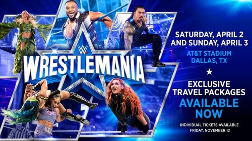 WrestleMania 38 will be hosted by the AT&T Stadium in Texas