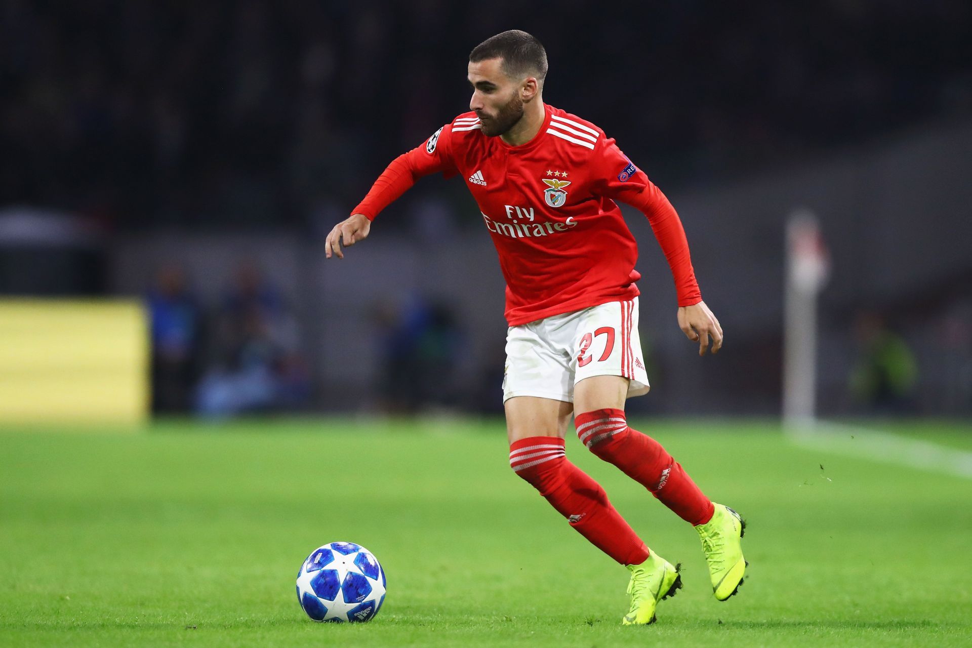 Rafa Silva in action during Ajax v SL Benfica - UEFA Champions League Group E