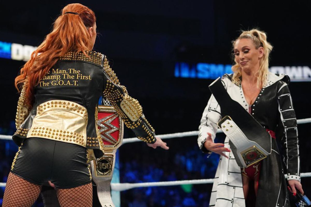 The controversial women's title swap