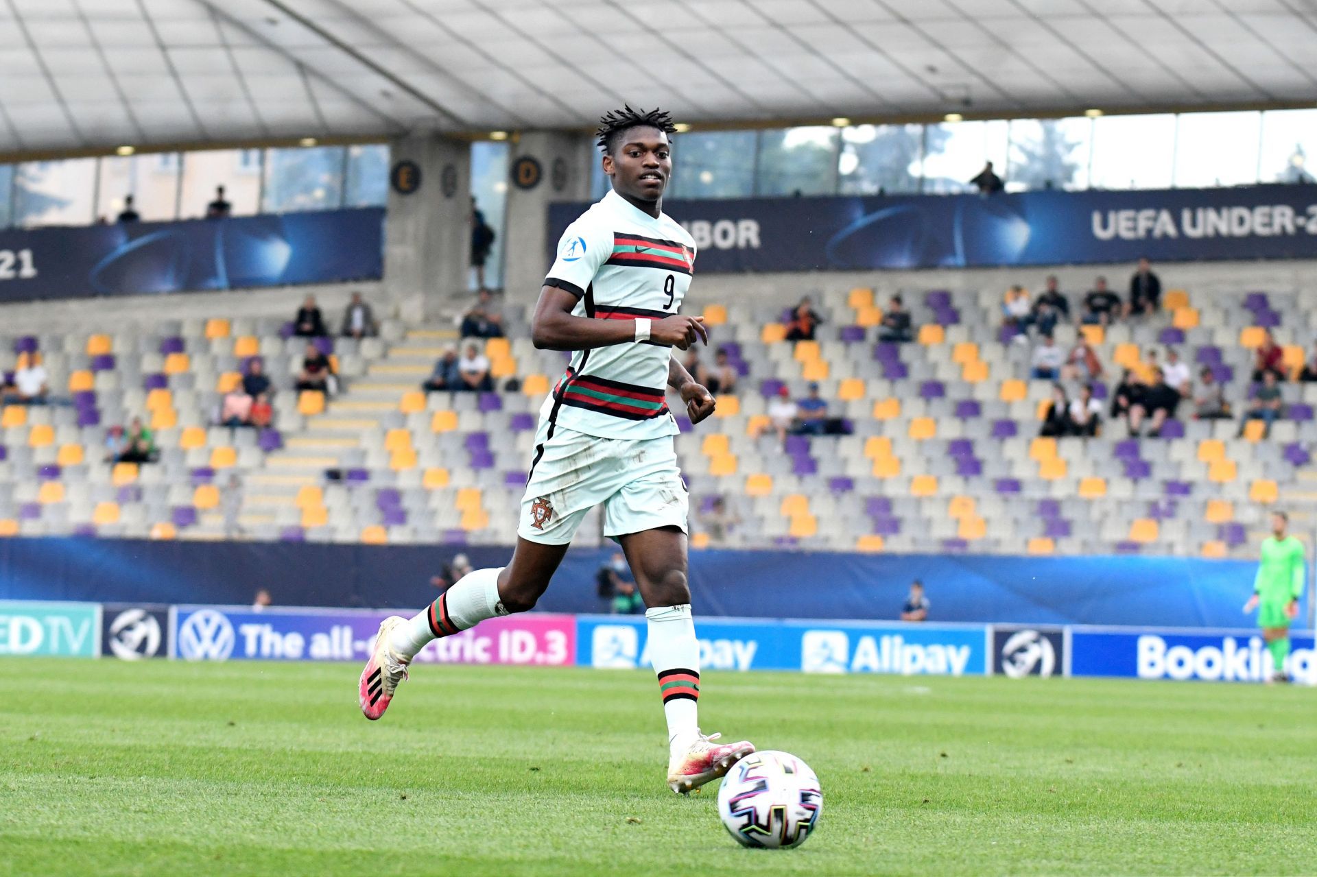 Rafael Leao in action for Portugal