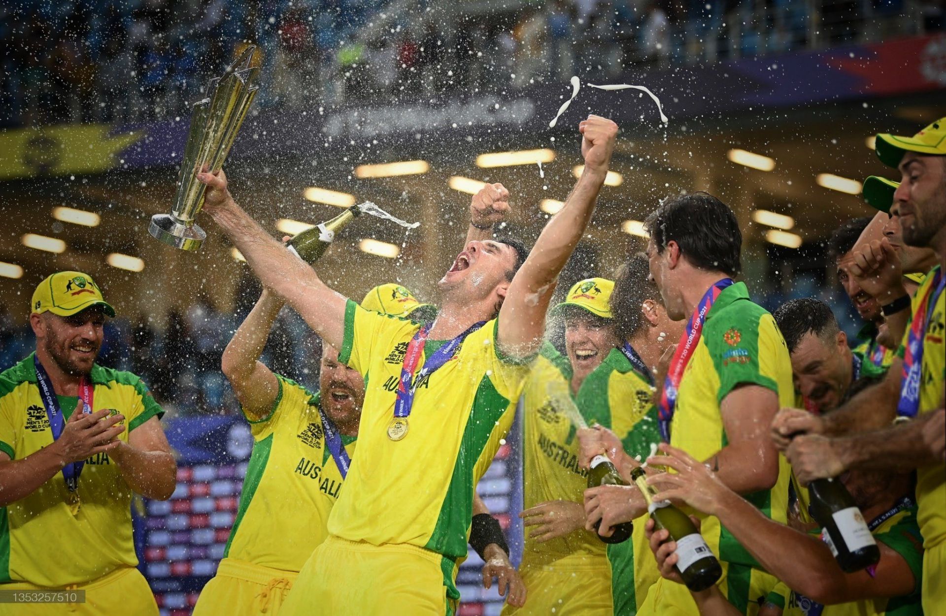 Mitchell Marsh played the innings of his life in the T20 World Cup final on Sunday. [Image- Twitter]