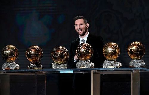 Lionel Messi has won a lot of Ballon d'Or awards.