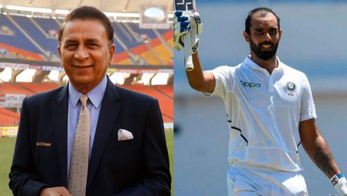 Sunil Gavaskar (L) opines on Hanuma Vihari's snub.