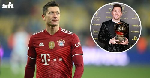 Lionel Messi beat Robert Lewandowski to the 2021 Ballon d'Or award.