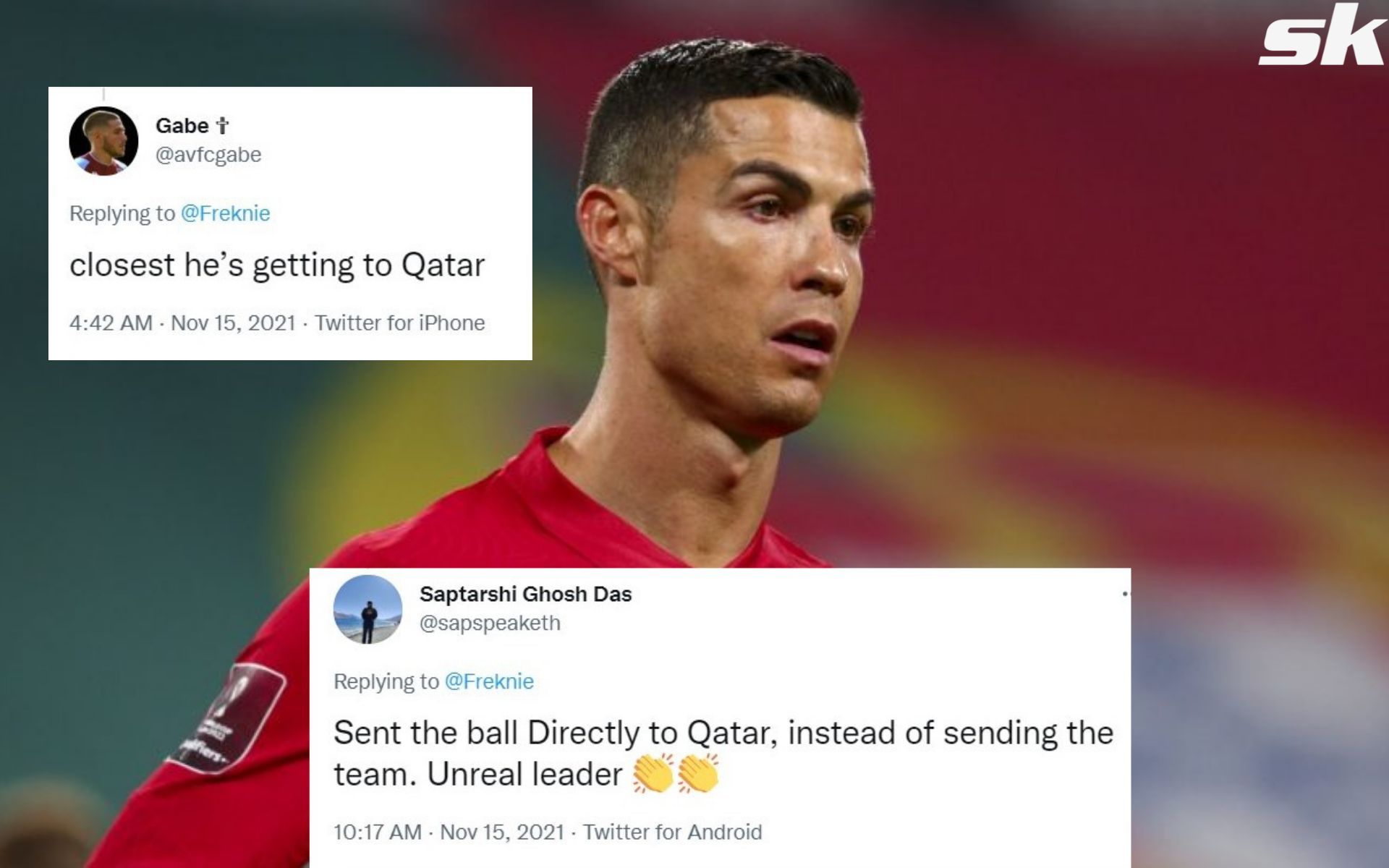 Cristiano Ronaldo had an off moment during Portugal&#039;s defeat to Serbia.
