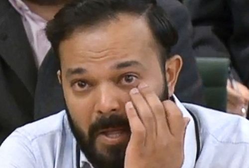 Azeem Rafiq was in tears while revealing disturbing incidents at the hearing. (Pic credits: The Guardian)