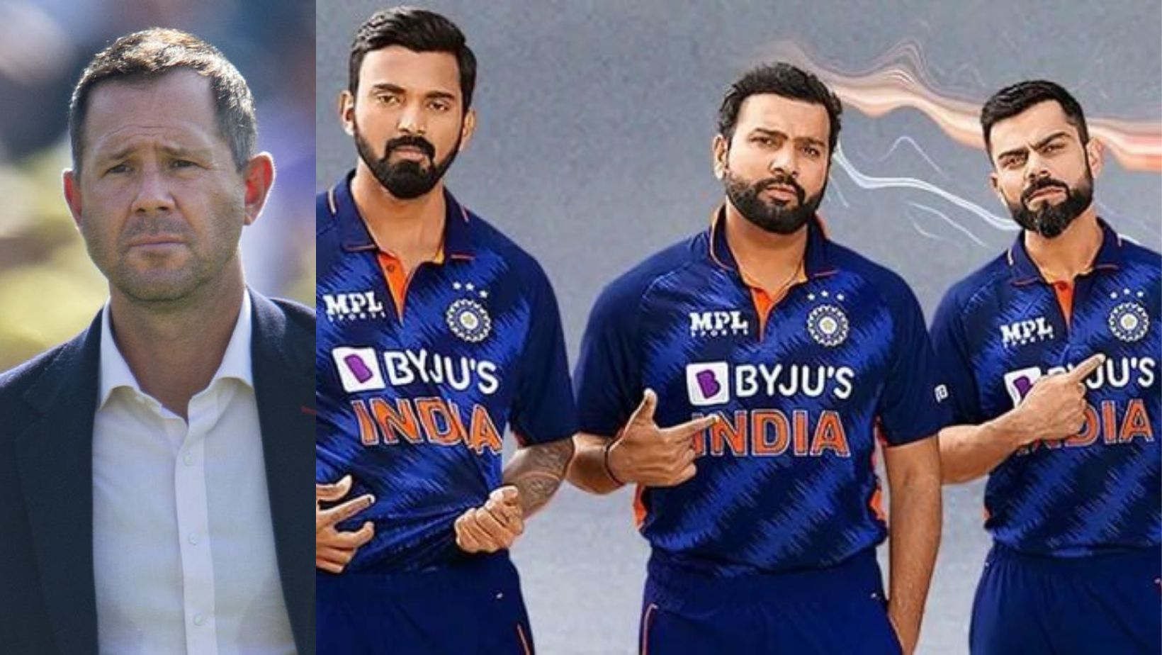 Ricky Ponting (L) backs Rahul, Rohit and Kohli despite World Cup loss.