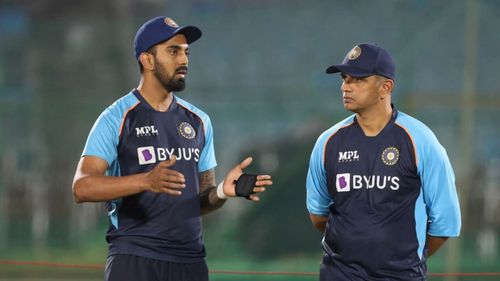 Rahul Dravid took over from Ravi Shastri after the end of the T20 World Cup