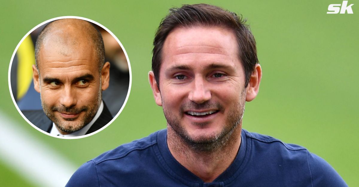Frank Lampard has revealed the content of his conversation with Pep Guardiola 
