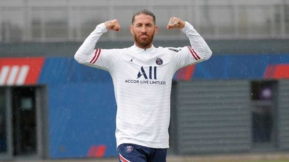 Sergio Ramos has returned to full-time training for PSG (Image via Goal).