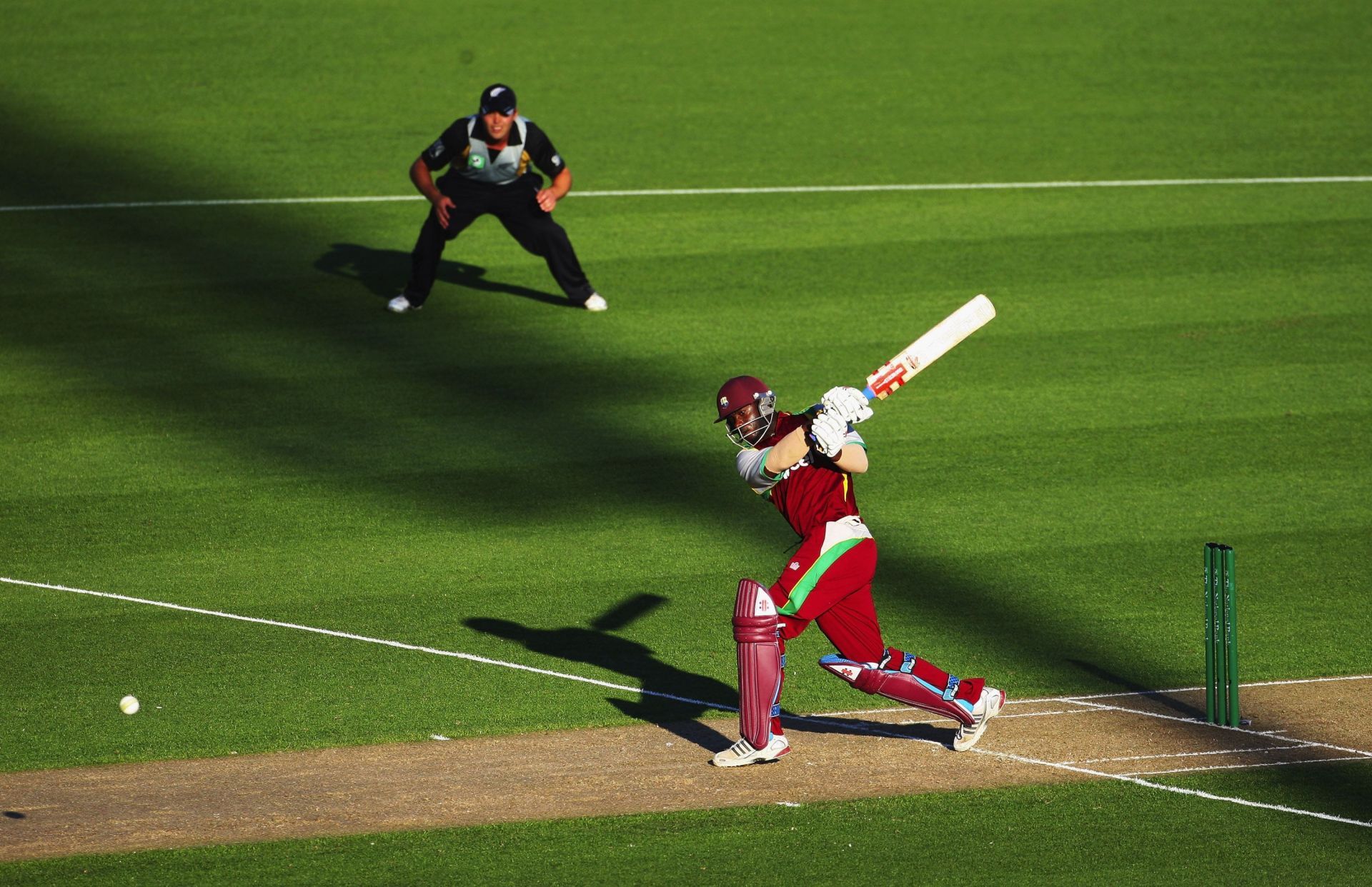 Xavier Marshall batting for the West Indies against New Zealand in a Twenty20 International.