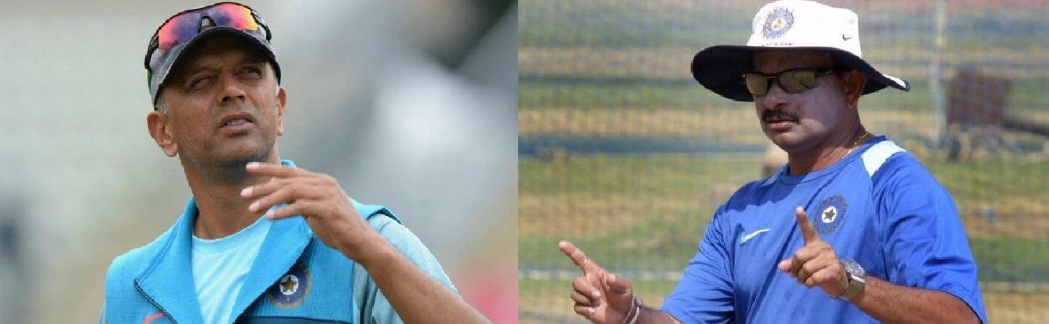 Rajput (R) believes Dravid's (L) prior experience of mentoring young players will help him build a strong team for the future.