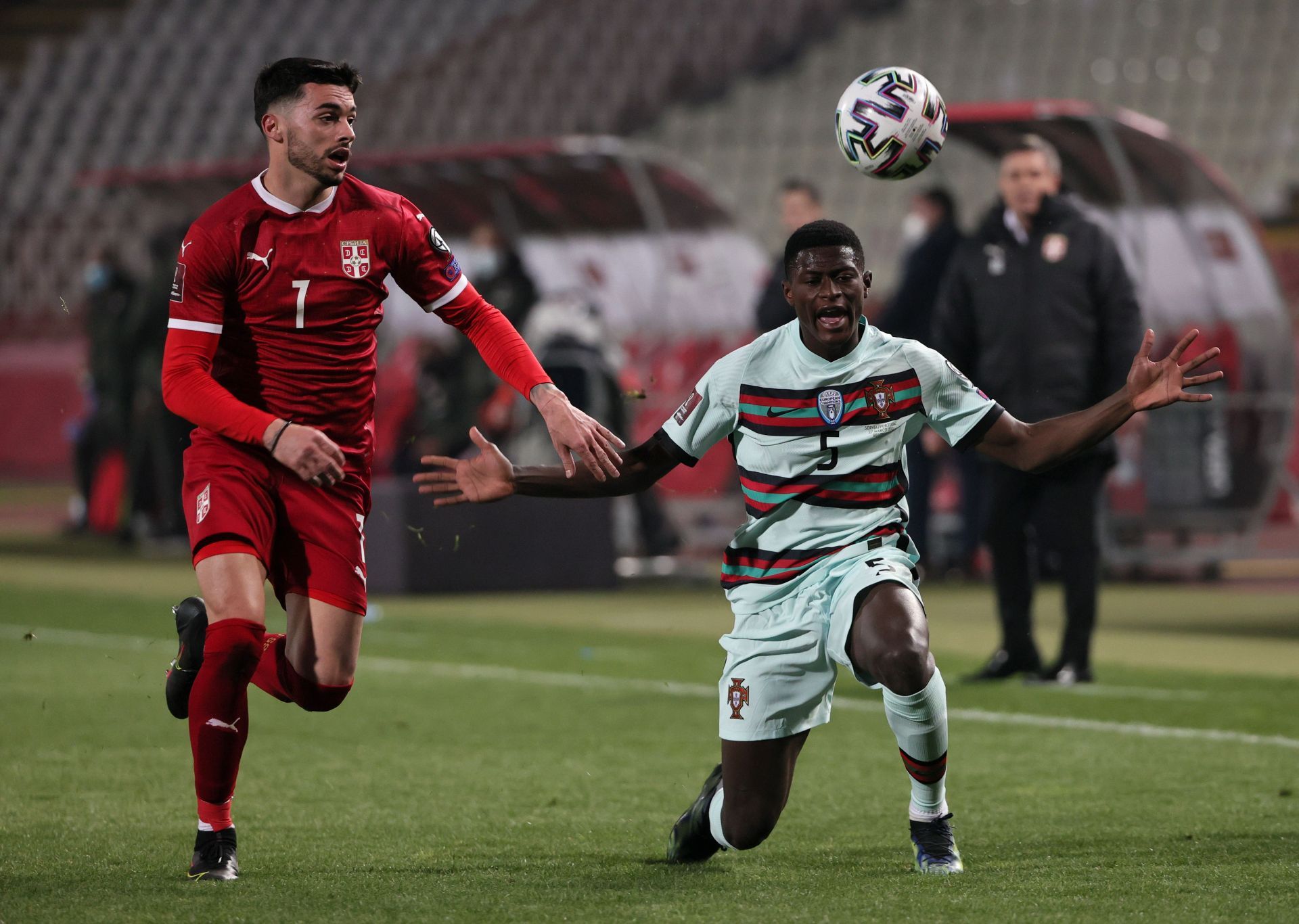 Nemanja Radonjic in action for Serbia