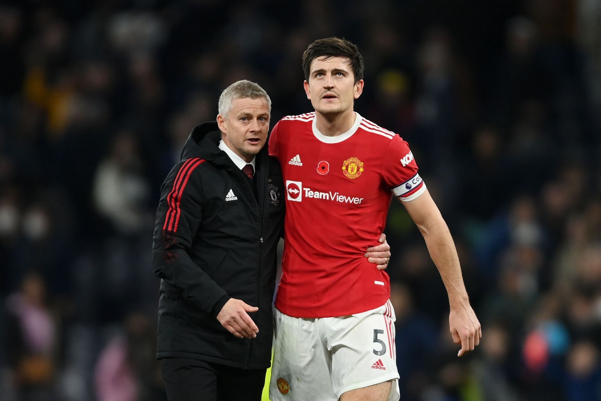 Ole Gunnar Solskjaer and Harry Maguire