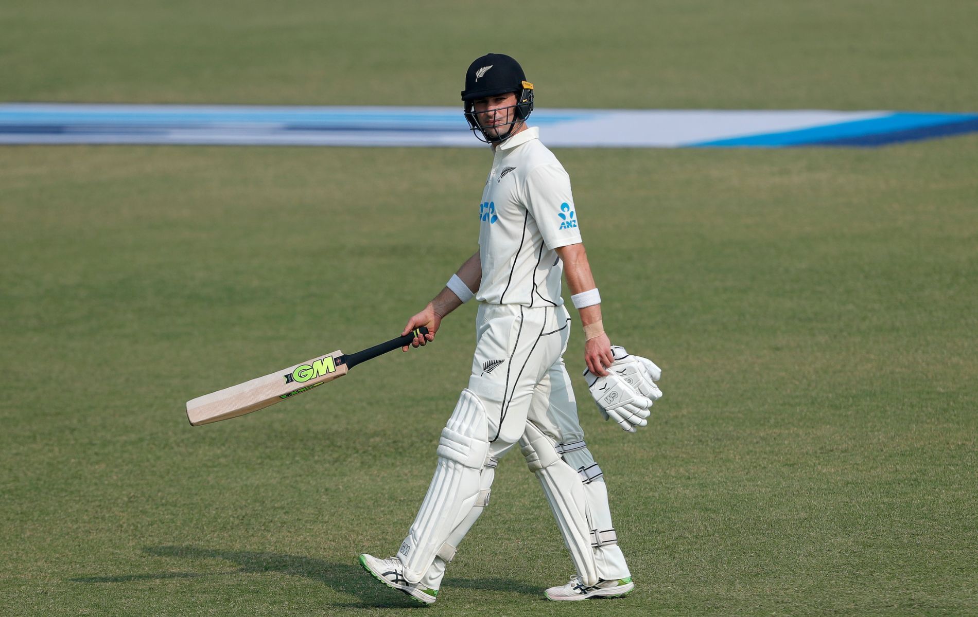 Will Young made his career best score of 89 in the first Test against India.