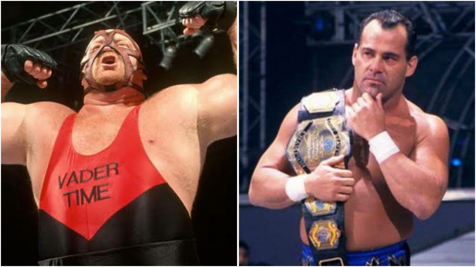 Big Van Vader won the WCW World Heavyweight Championship thrice