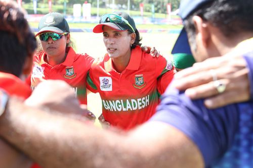 Salma Khatun representing Bangladesh Women's Cricket team