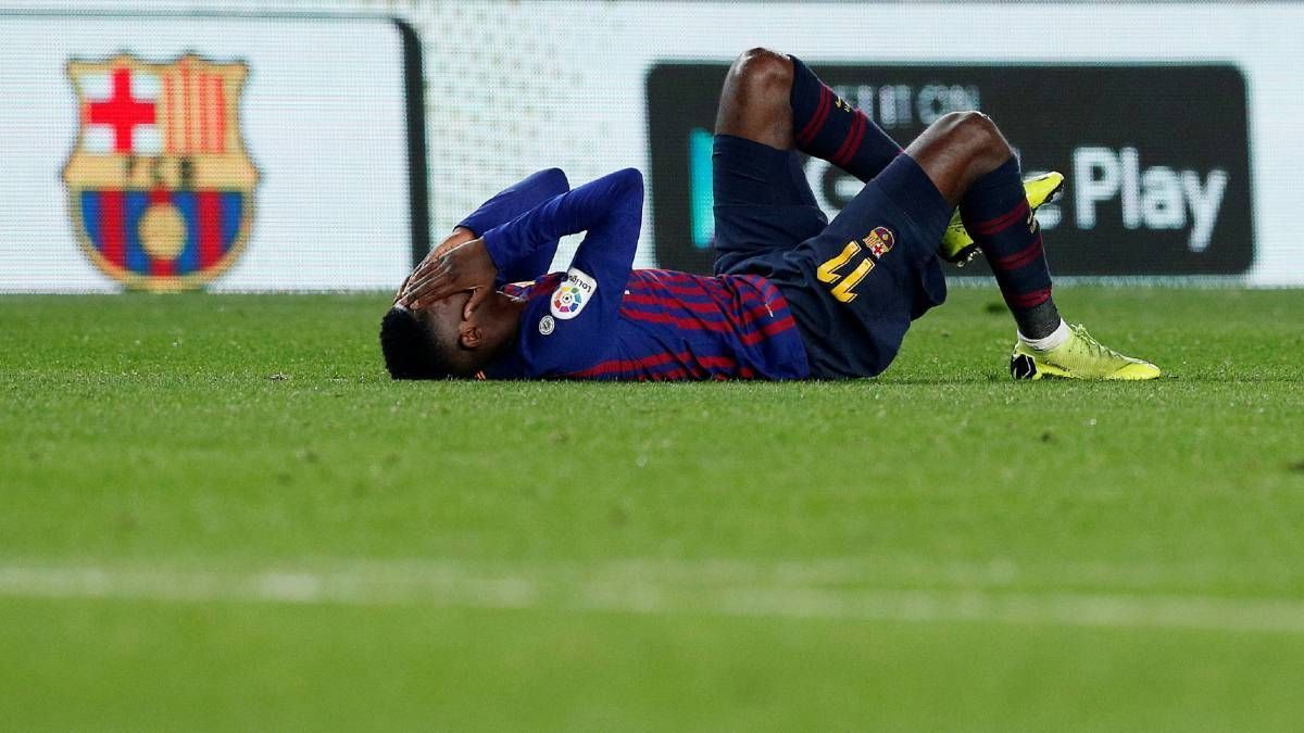 Ousmane Dembele is the most often injured player on the Barcelona squad