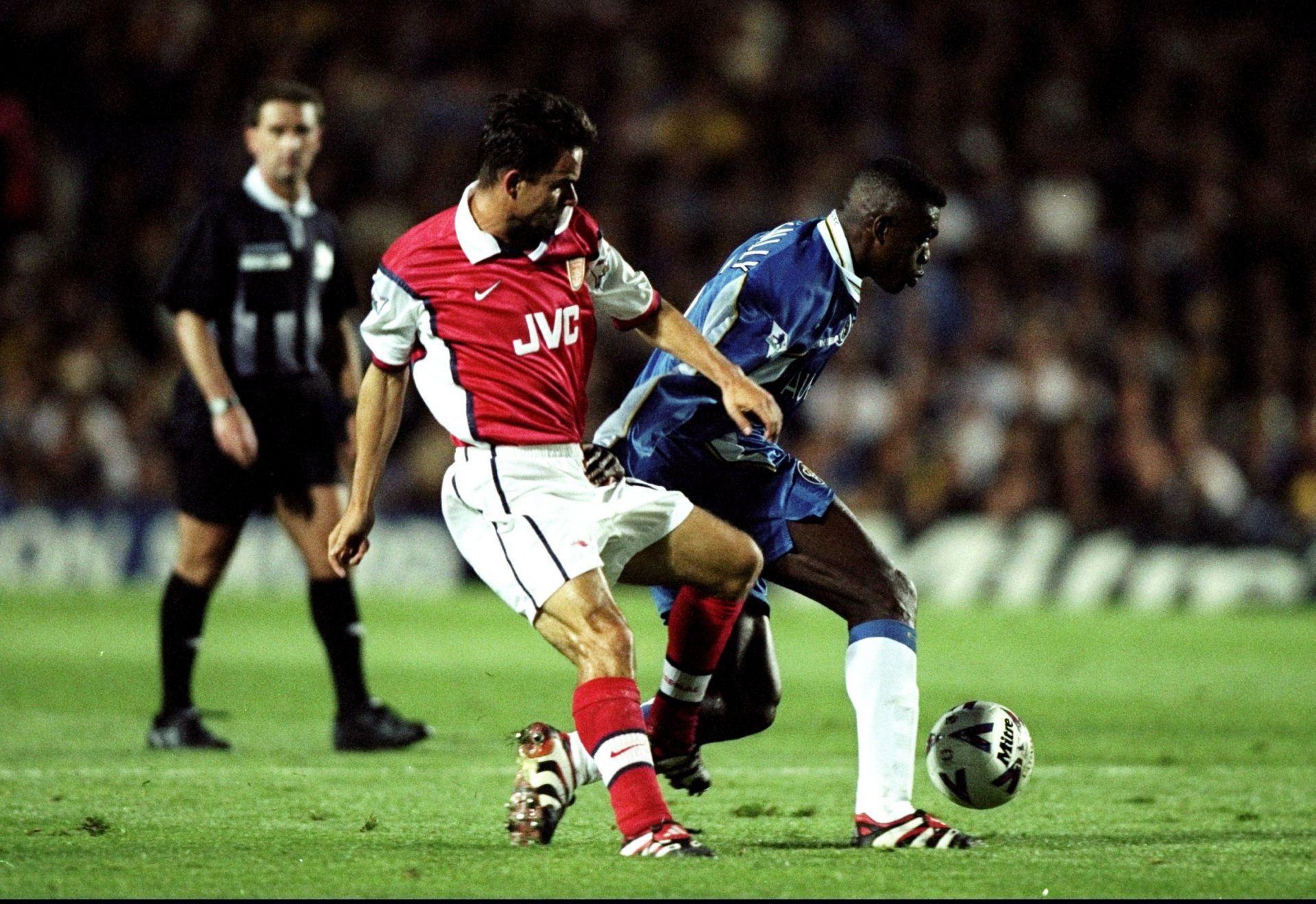 Marcel Desailly and Marc Overmars