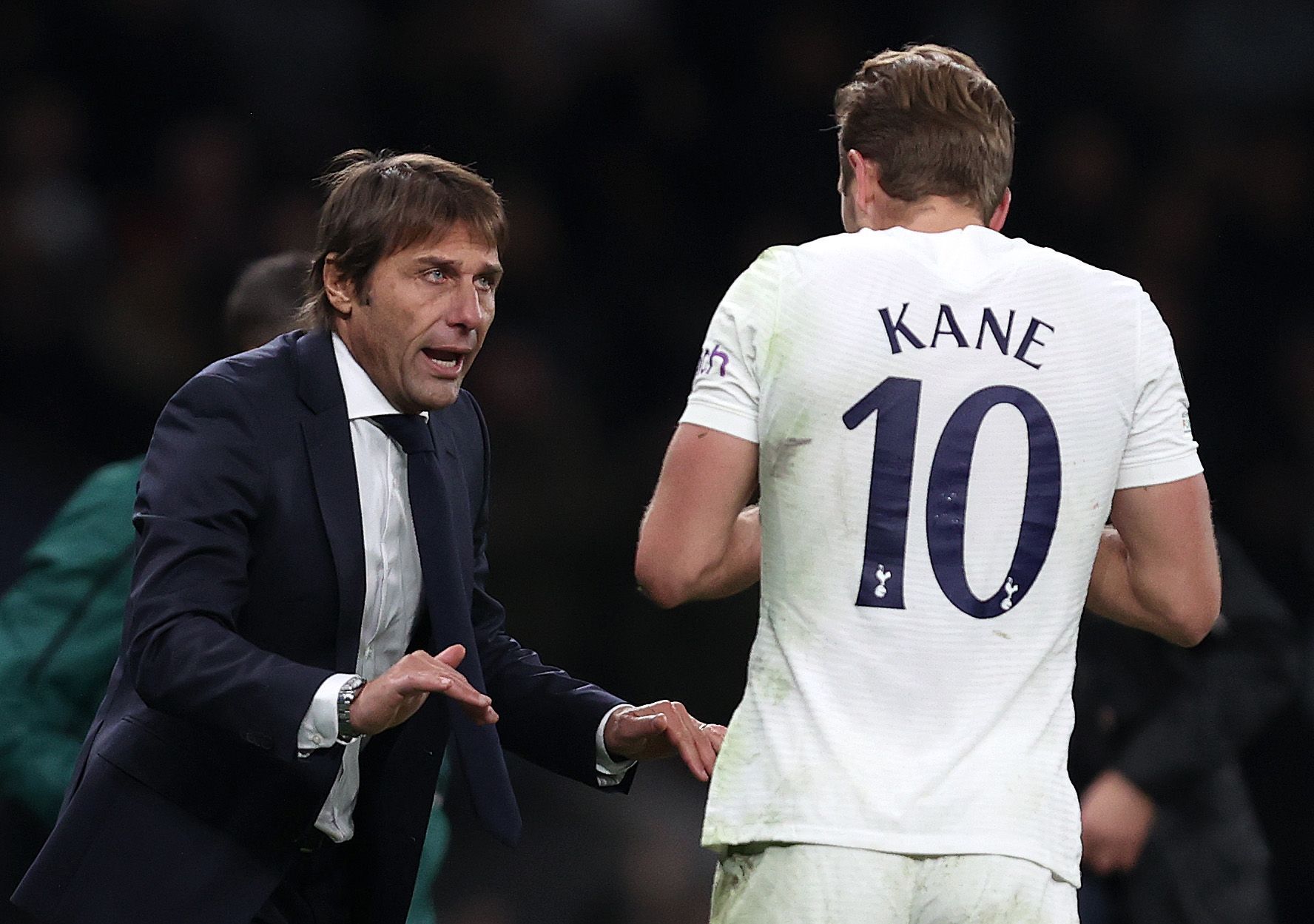 Conte is looking for his first win as Tottenham boss
