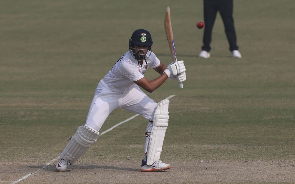 Shreyas Iyer stroked a half-century in India&#039;s second innings of the Kanpur Test [P/C: BCCI]