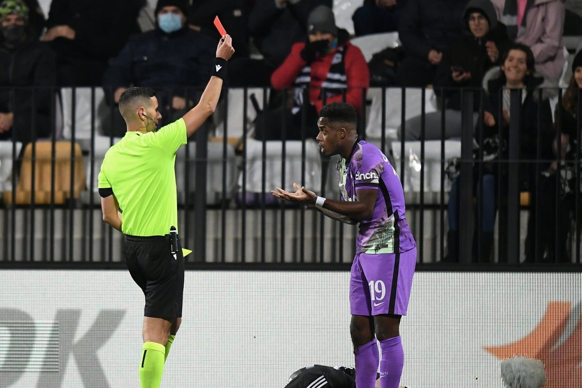 Sessegnon was sent off on his return to starting XI