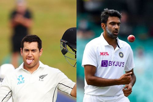 Ross Taylor (L) was in no mood to divulge his plans to tackle Ravichandran Ashwin (R)