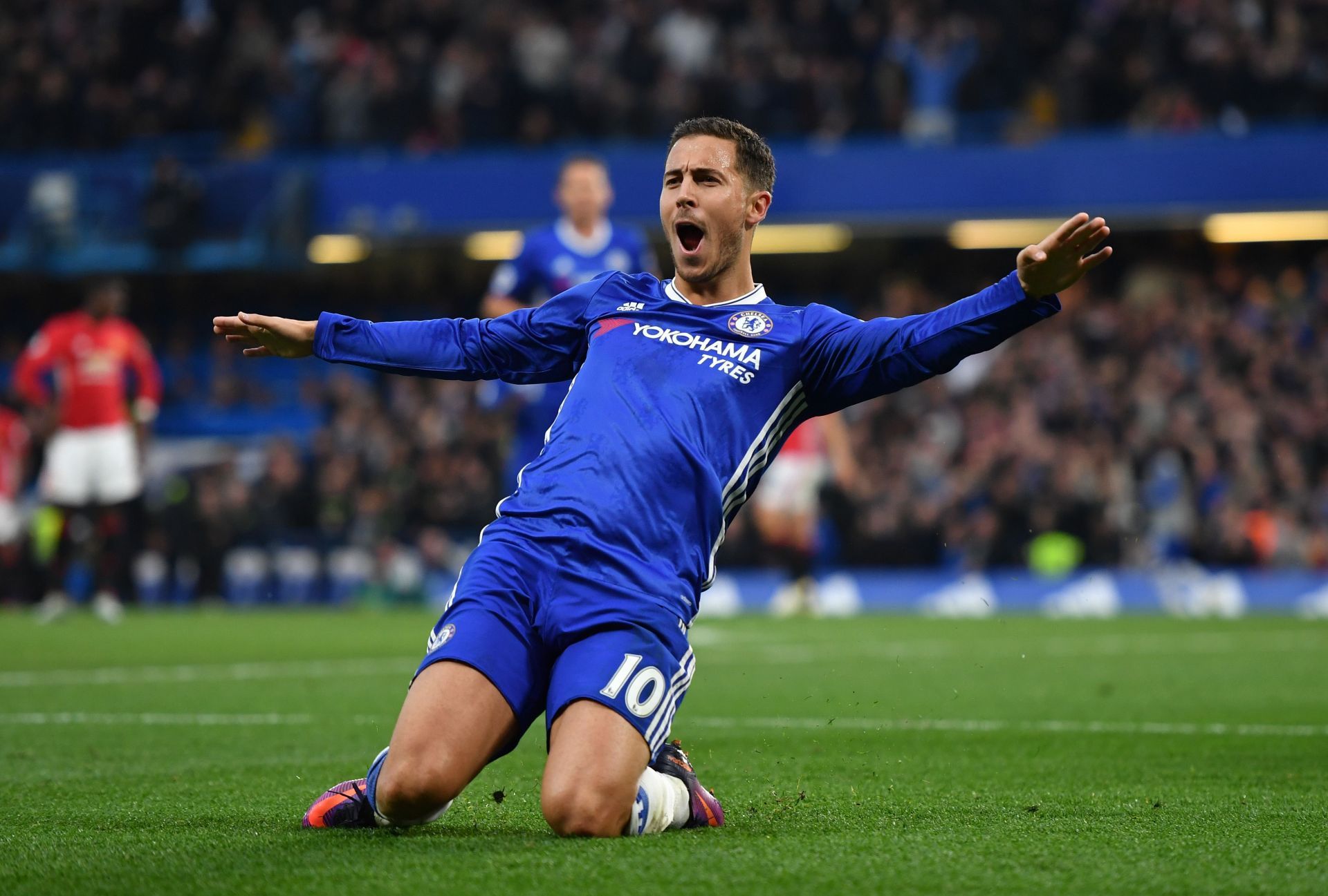 Eden Hazard v Manchester United - Premier League