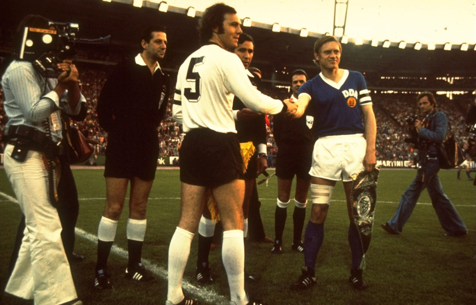 Franz Beckenbauer (#5) is arguably the greatest player Germany has ever produced.