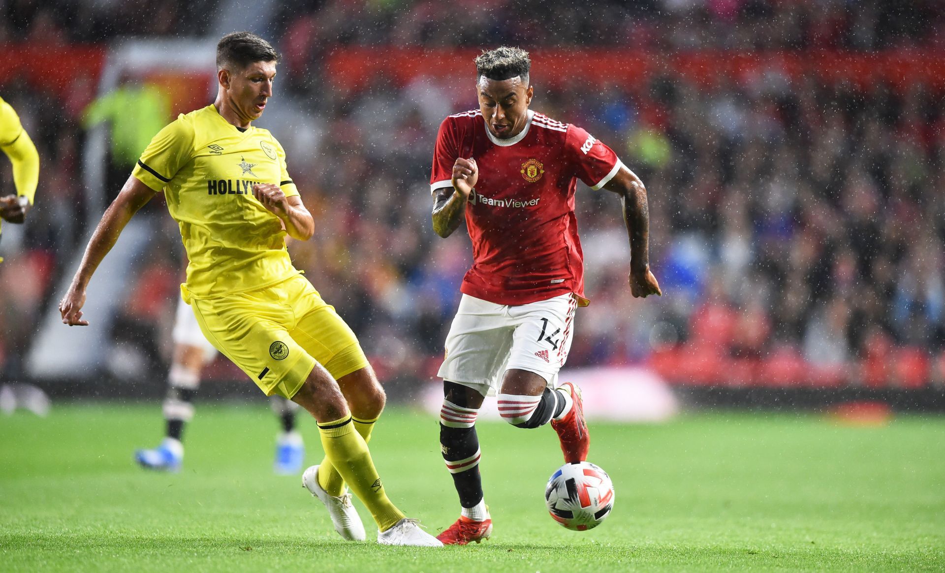 Jesse Lingard in action for Manchester United