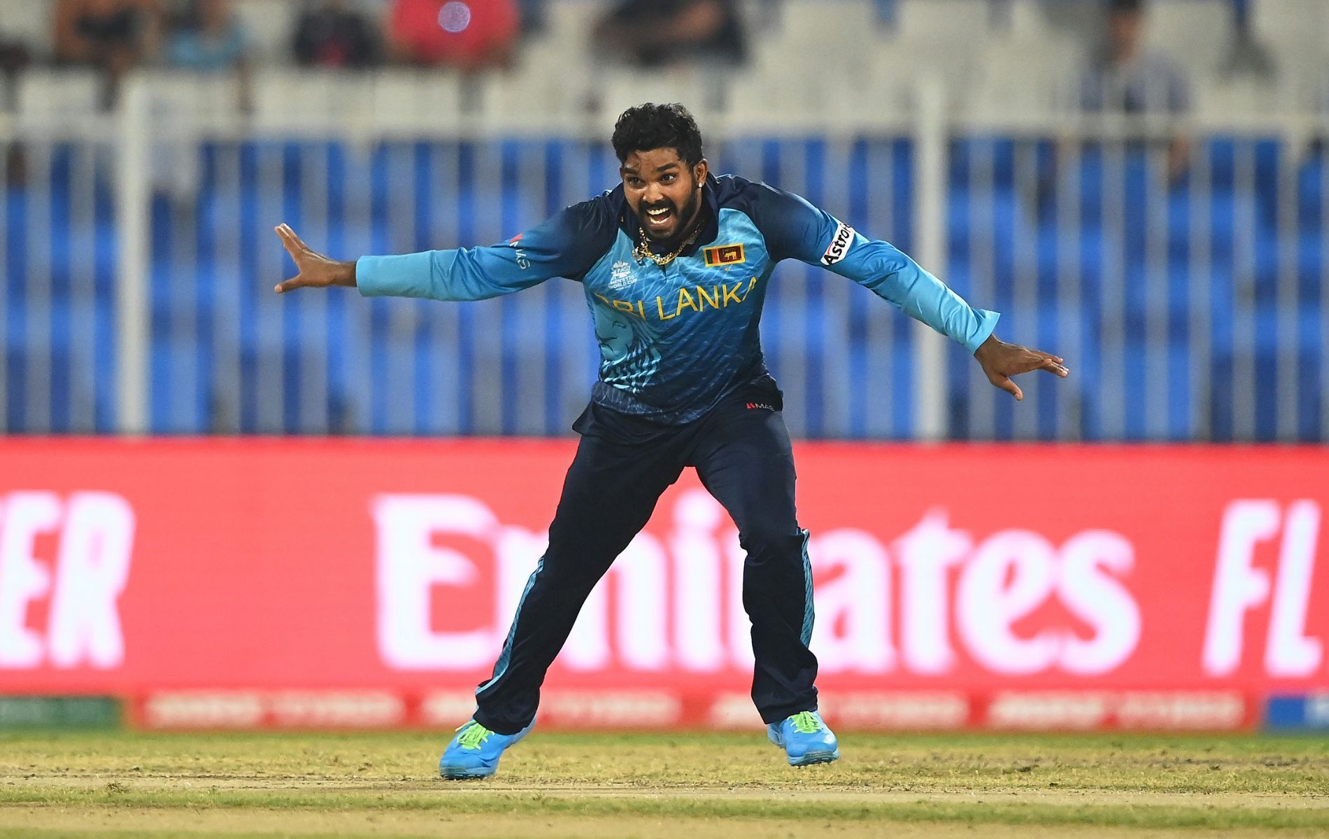 Wanindu Hasaranga starred for Sri Lanka in the 2021 T20 World Cup.
