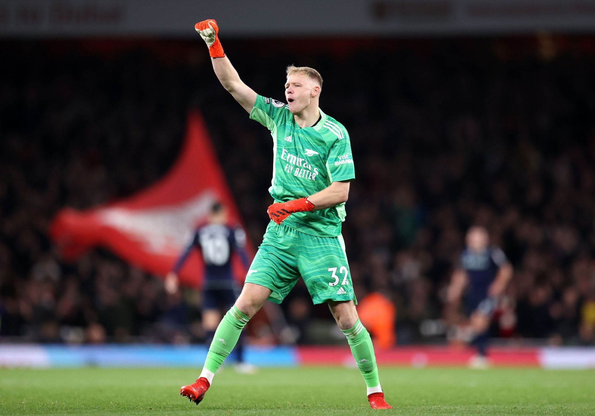 Aaron Ramsdale produced key saves against Liverpool.