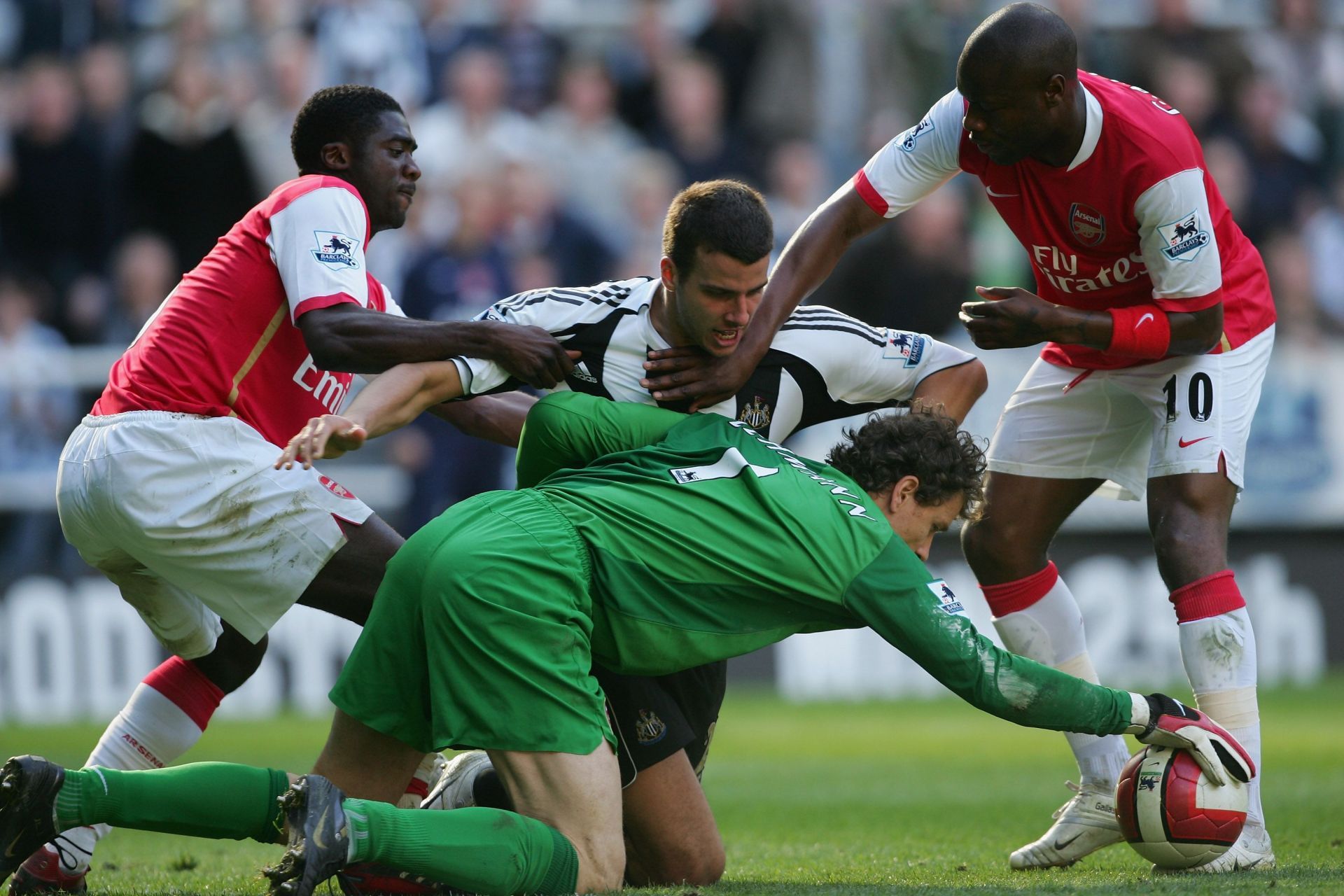 William Gallas and Kolo Toure were important players at Arsenal