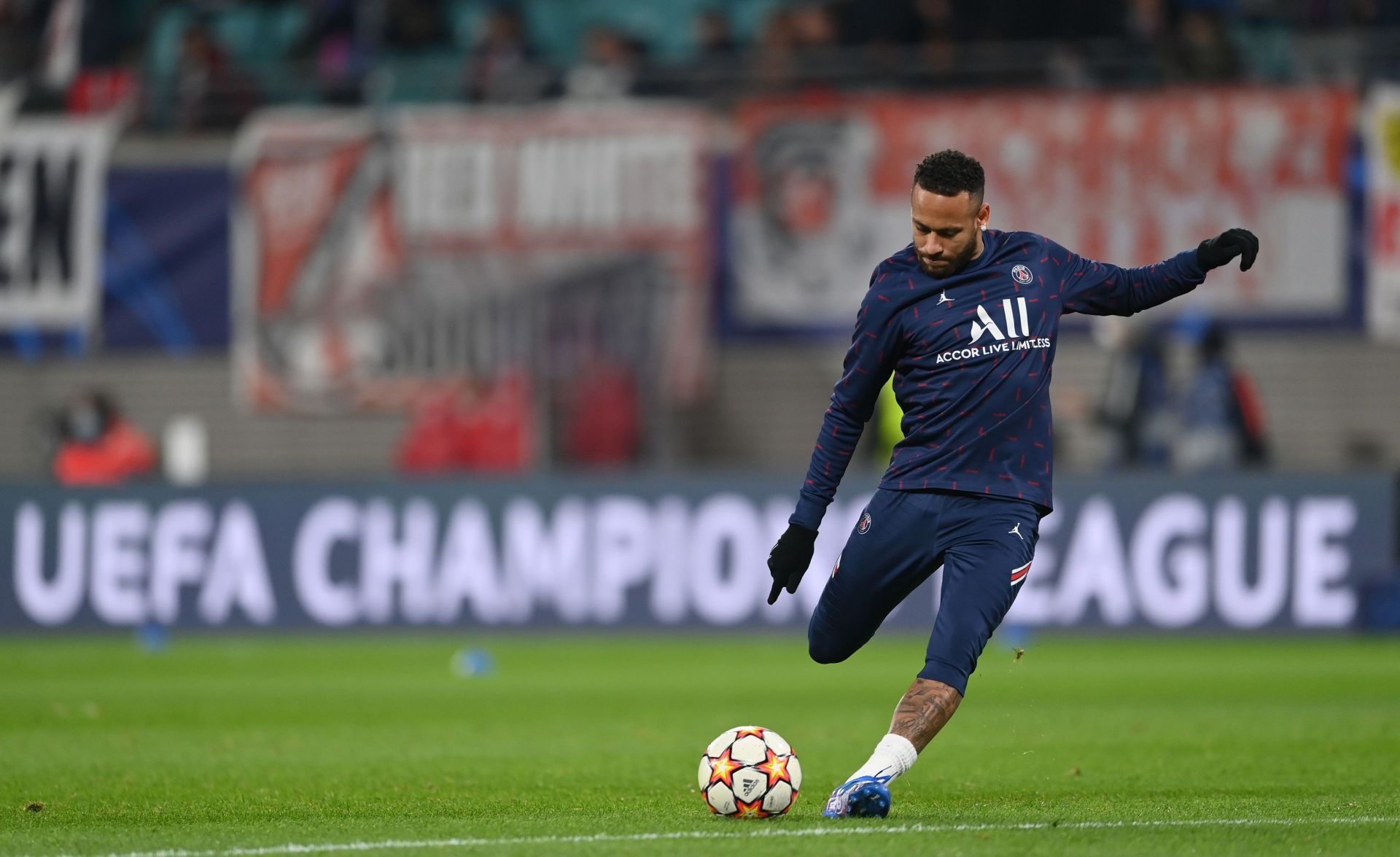 Neymar in action for PSG