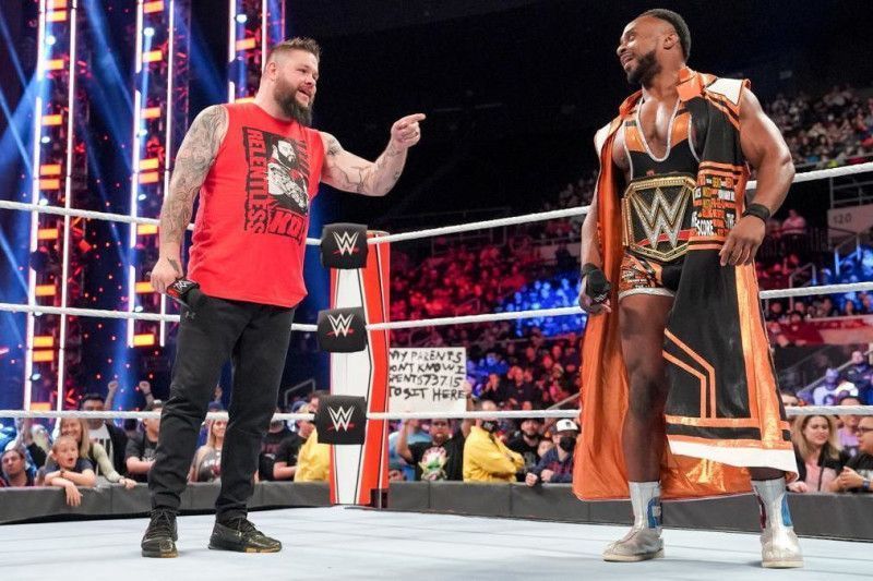 Kevin Owens and Big E on Monday Night RAW