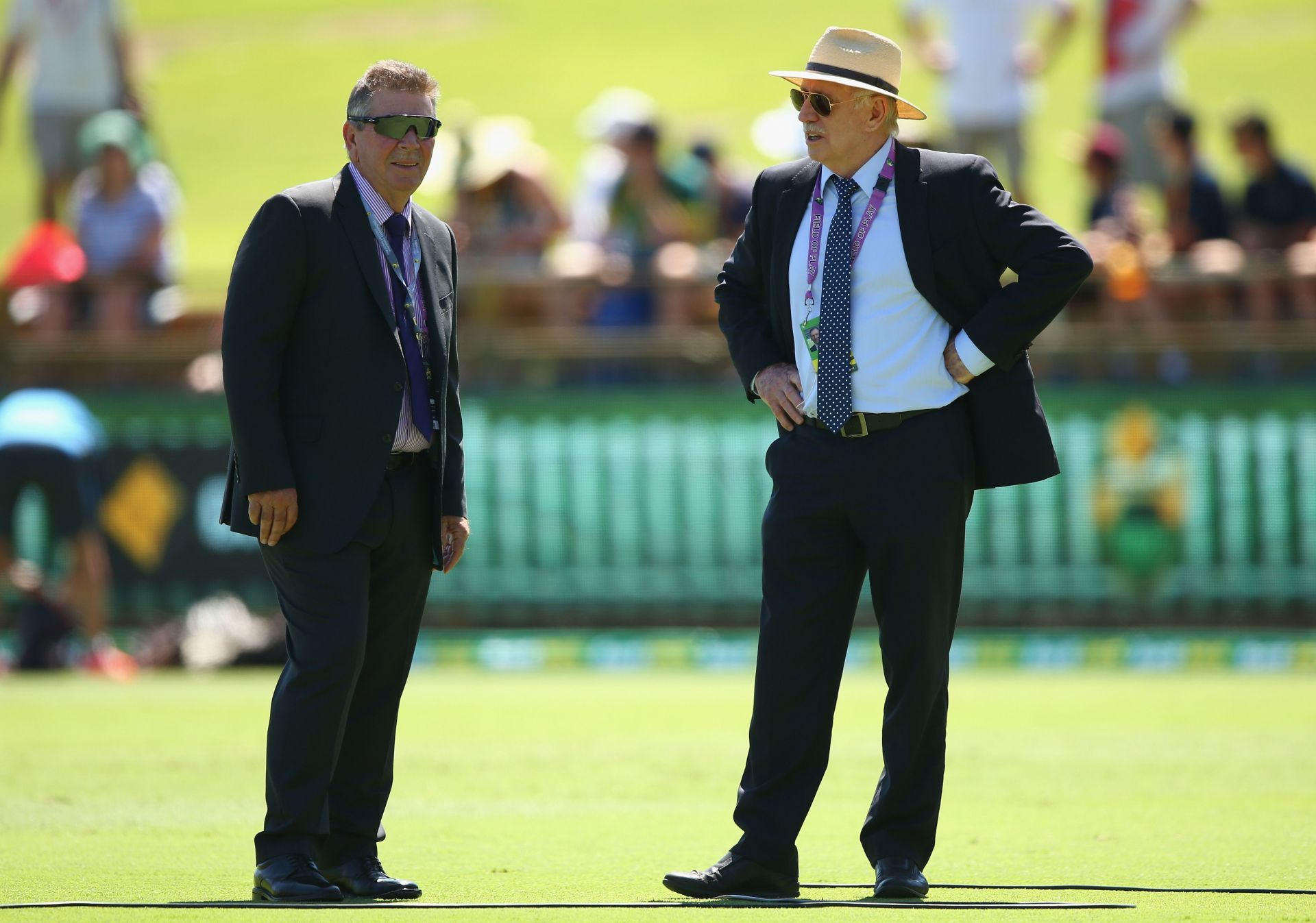 Ian Chappell (left) and Rod Marsh. (Credits: Getty)