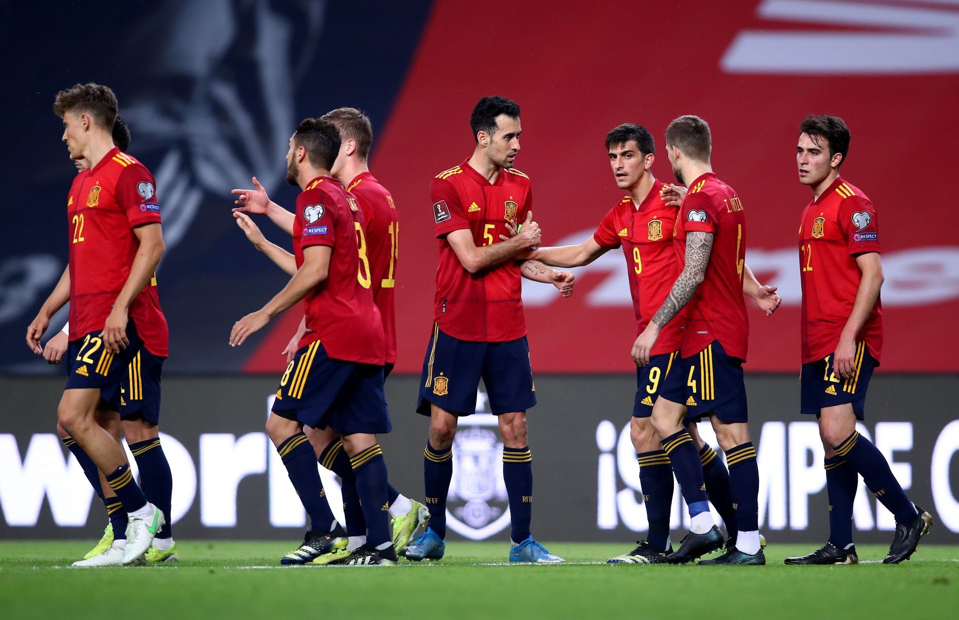 Spain and Sweden go head to head at the Estadio de La Cartuja