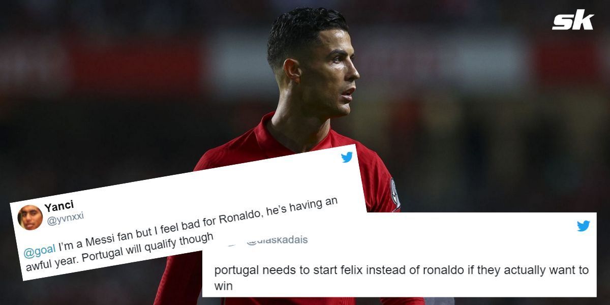 Cristiano Ronaldo and Portugal face a possibility of missing out on the 2022 FIFA World Cup