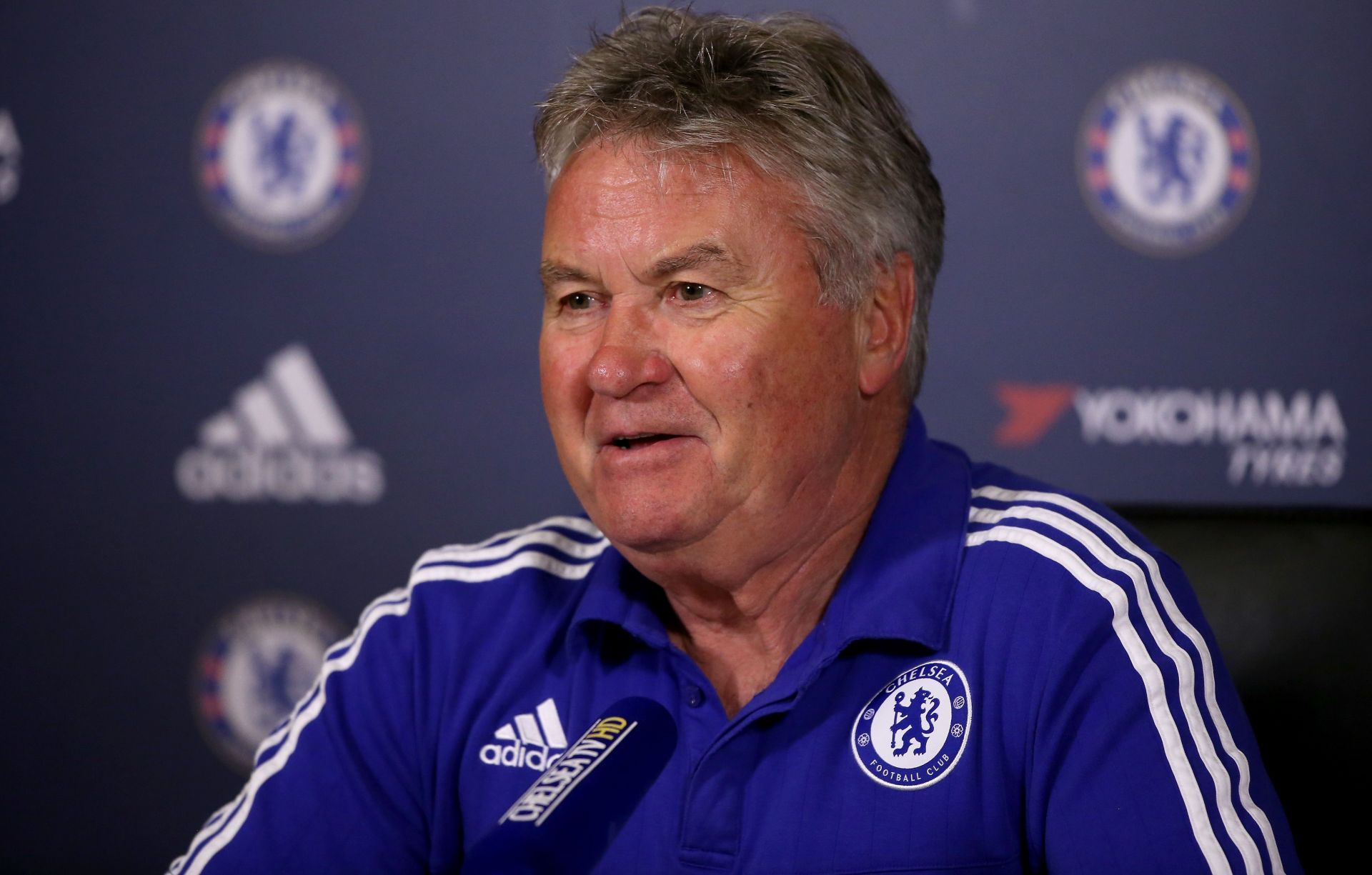 Guus Hiddink had two separate spells as interim boss of Premier League giants Chelsea.