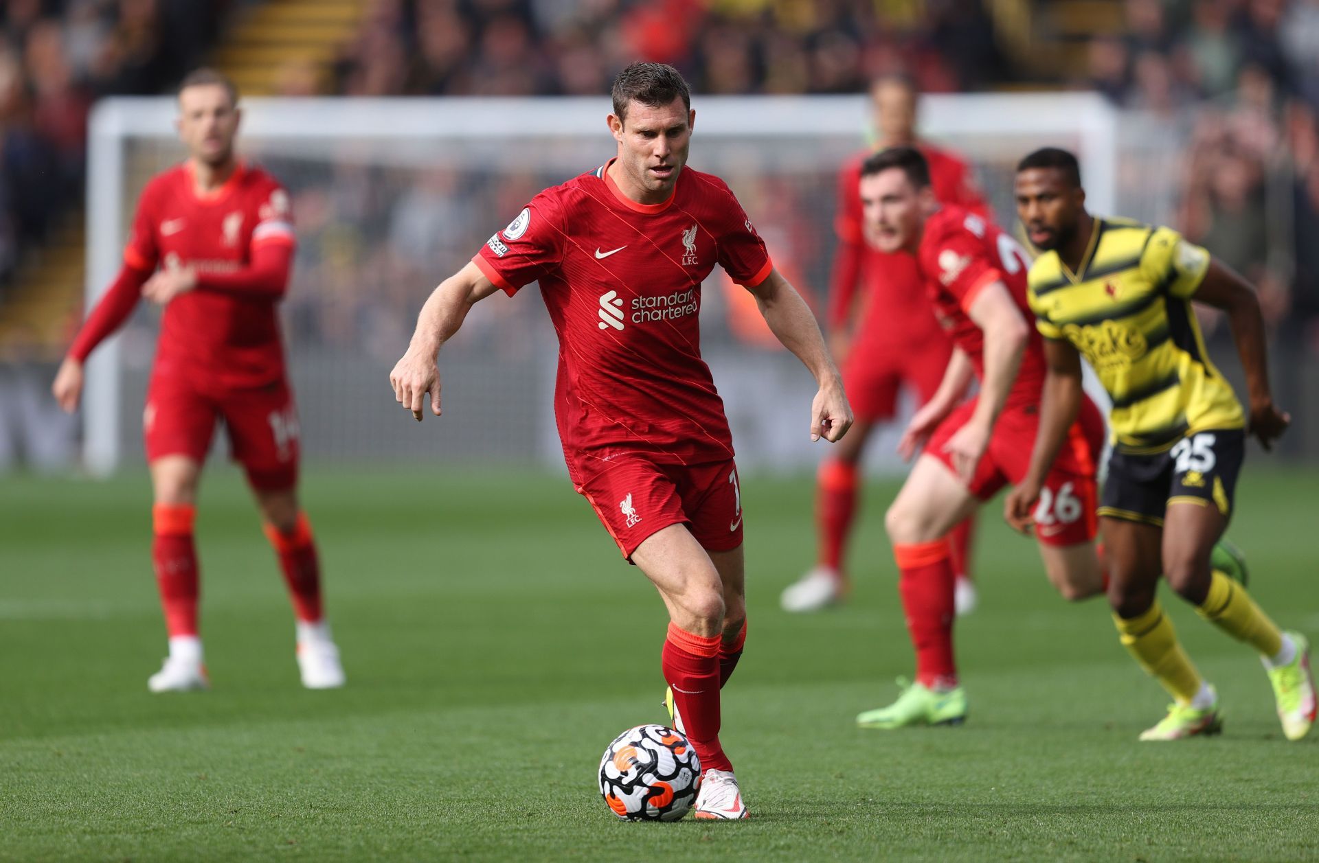 James Milner has made a lot of appearances in the Premier League.