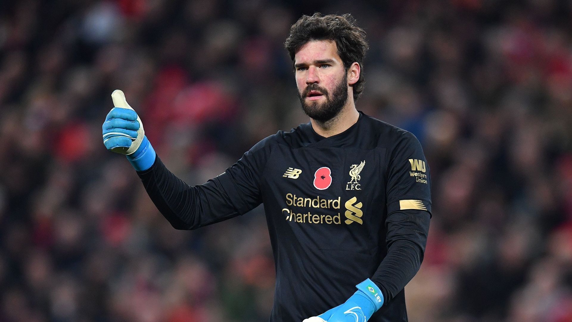 Alisson has kept five clean sheets in ten games this season.