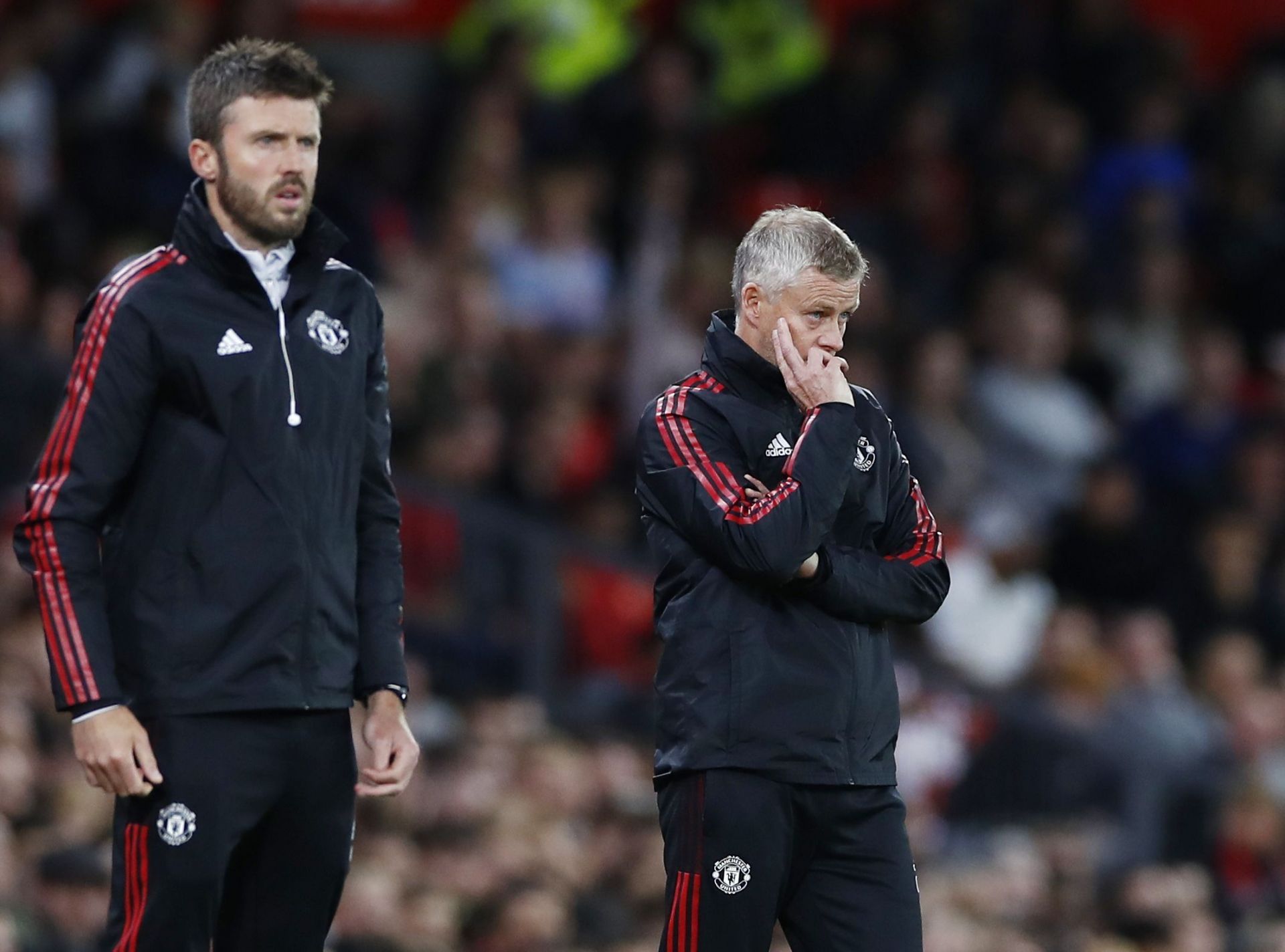 Michael Carrick has taken over managerial duties from Ole Gunnar Solskjaer after the latter got sacked. Image Credits: Reuters