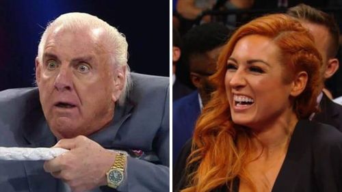 Becky Lynch responded to Ric Flair's tweet on the MMA Hour