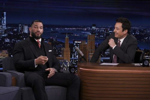 Roman Reigns on The Tonight Show with Jimmy Fallon