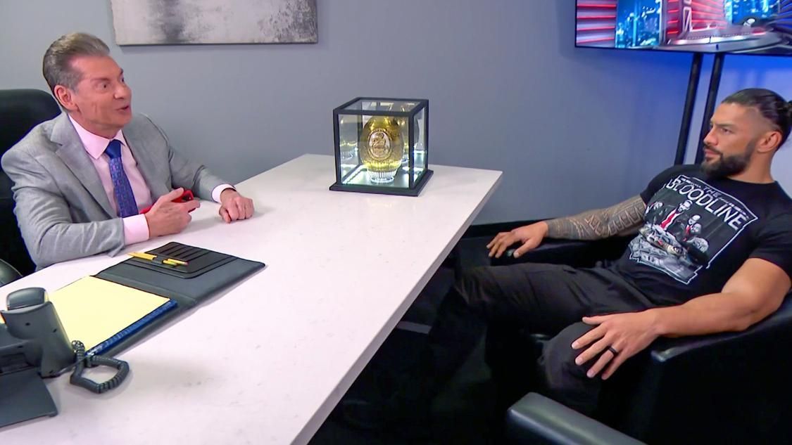 Roman Reigns was part of the storyline with the egg