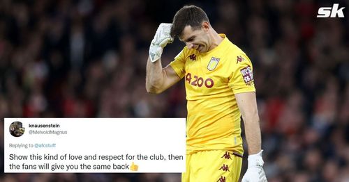 Arsenal fans have criticized Emiliano Martinez after Coquelin's respectful comments.