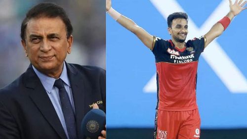 Sunil Gavaskar (L) cherishes Harshal Patel's selection.